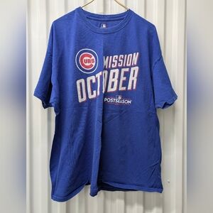 Genuine Merchandise Blue Cubs Postseason Tee